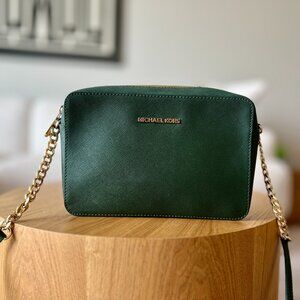 Michael Kors Jet Set Crossbody Bag - Green